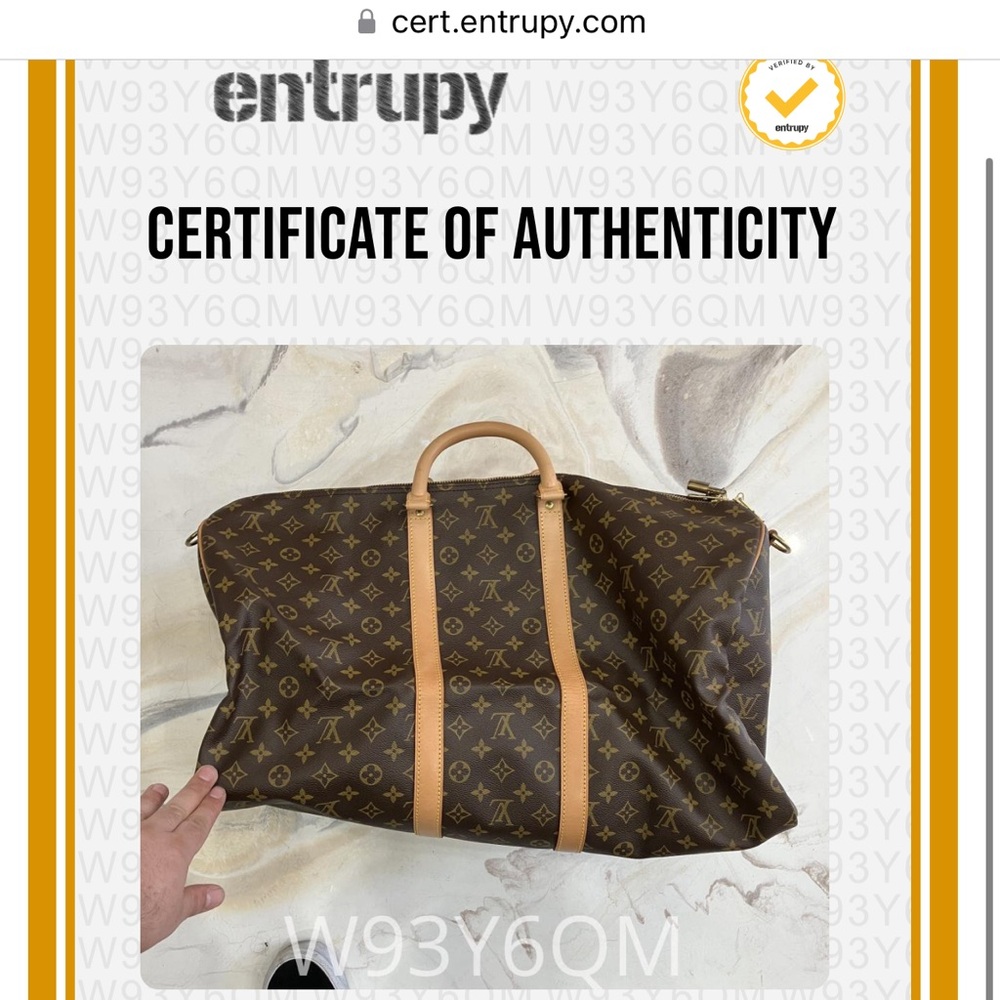 Louis Vuitton Keepall Bandouliere 55